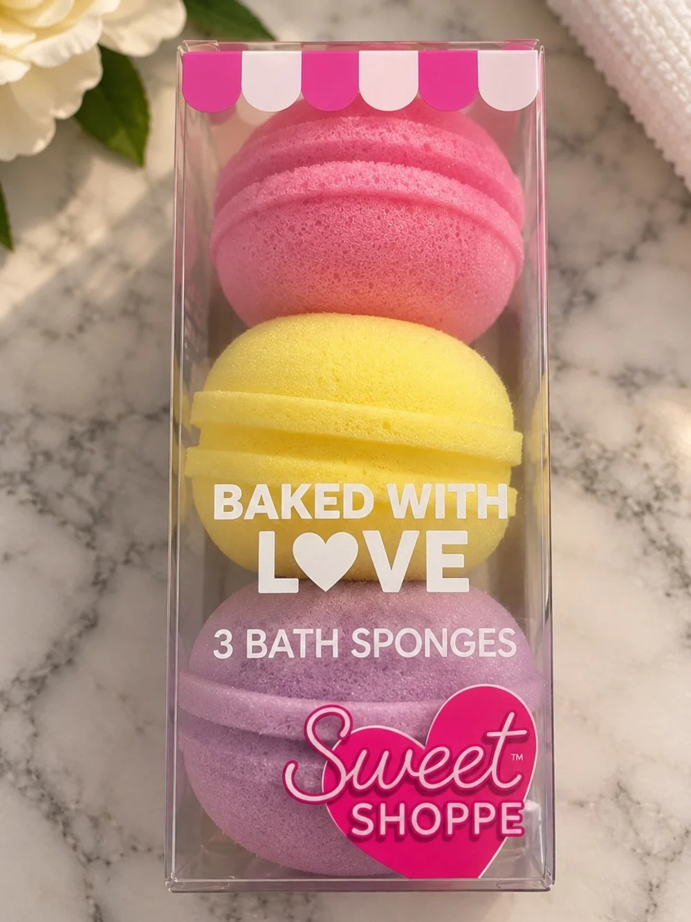 DA BOMB Cake Bomb & SWEET SHOPPE Baked With Love Macaron Sponge Set